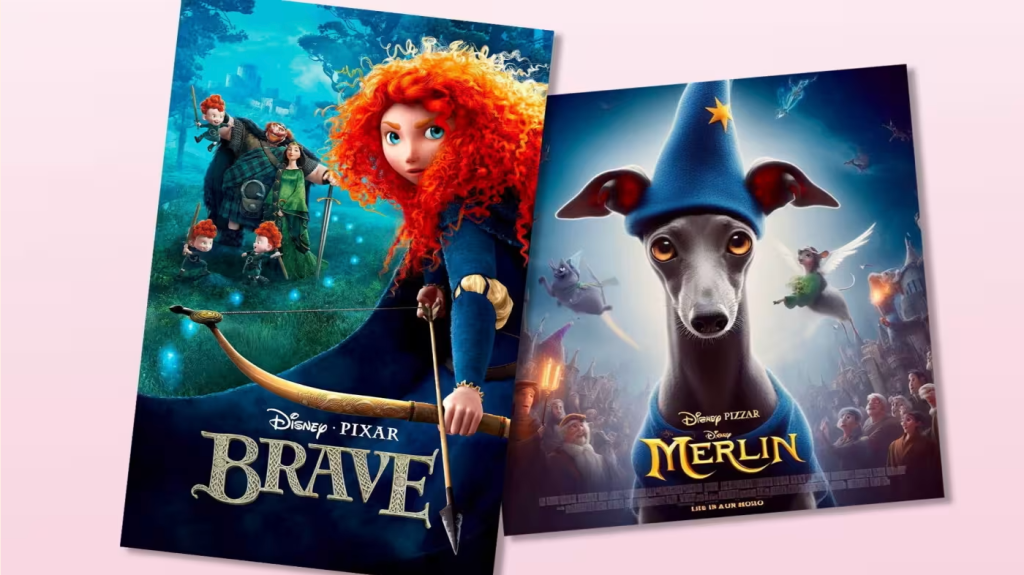 AI generated disney pet images
